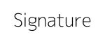signature